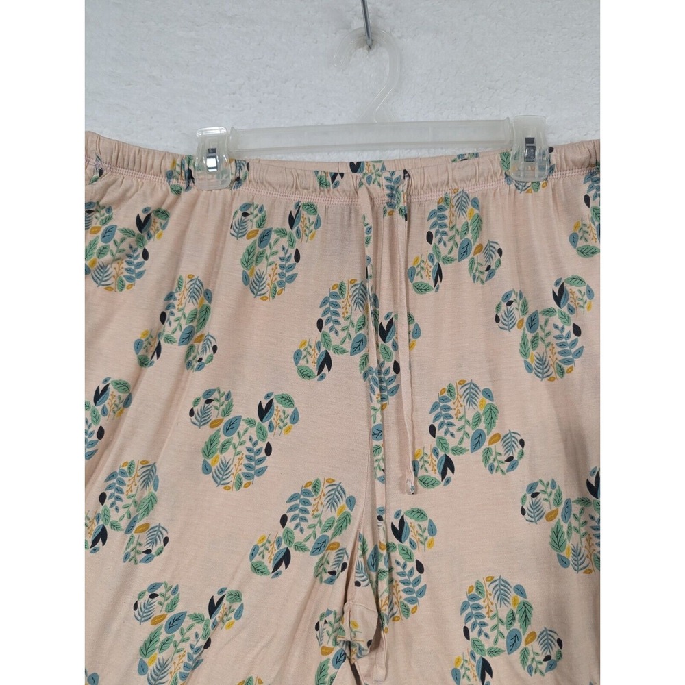 Disney Women's Sleepwear Set Pink W Blue Mickey Pattern Super Soft 2XL - Picture 9 of 15